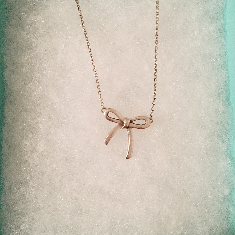 Tiffany & Co. Ribbon Bow Pendant Necklace, mini